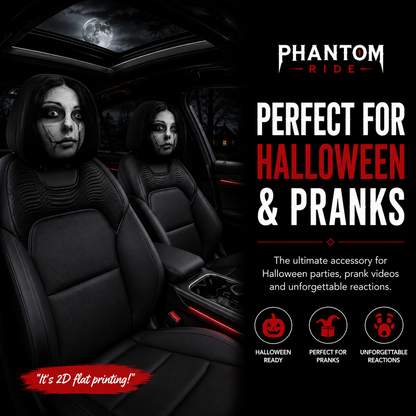 Scary Headrest Cover 2-pack