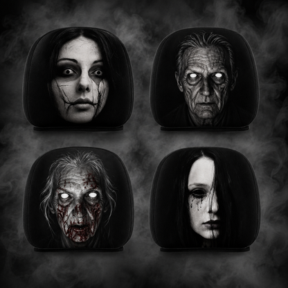 Scary Headrest Cover 2-pack