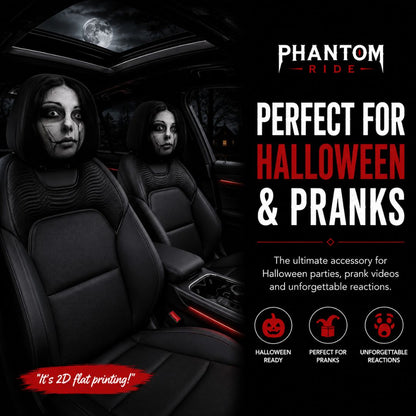 Scary Headrest Cover 2-pack