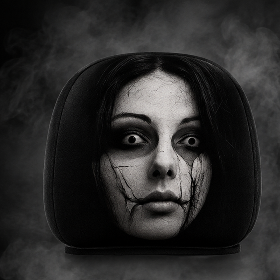 Scary Headrest Cover 2-pack