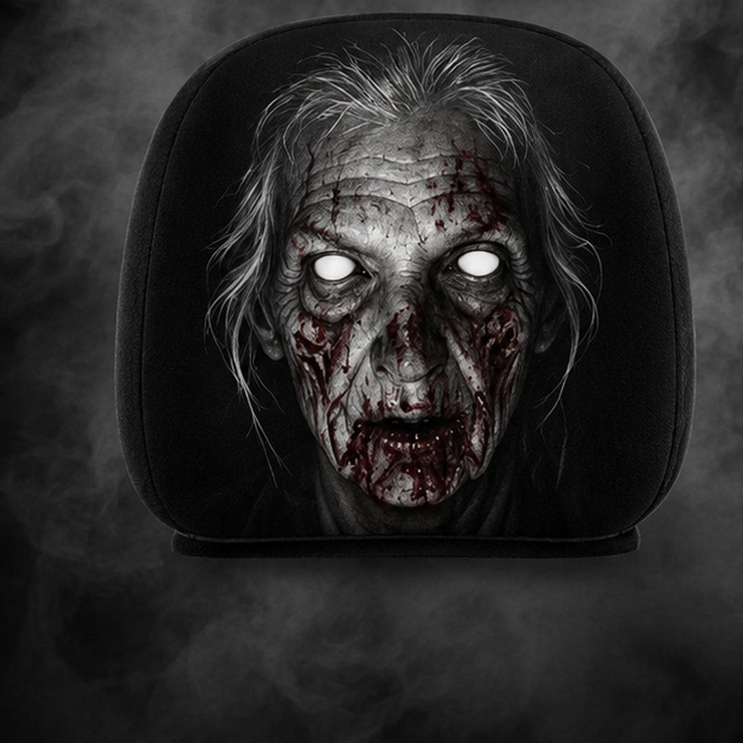Scary Headrest Cover 2-pack